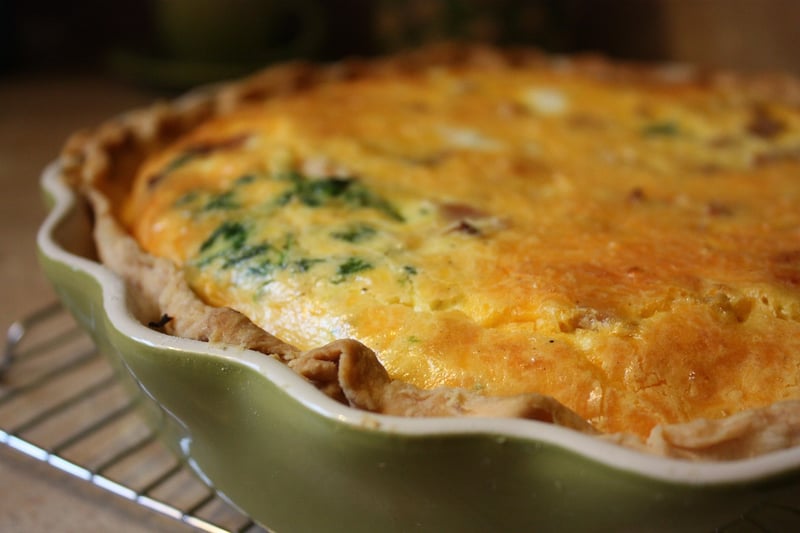 Mushroom and Gruyère Quiche